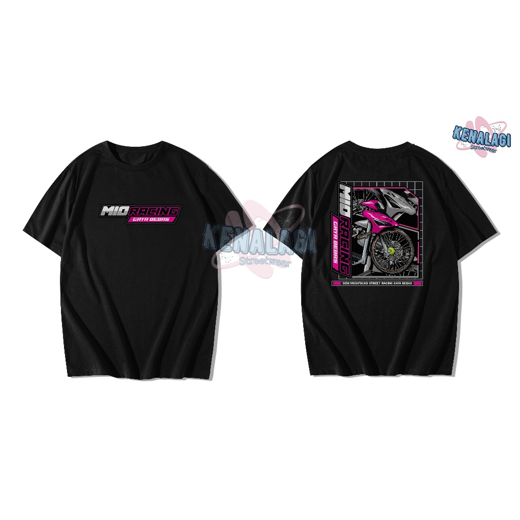 Kaos Mio Racing - Kaos Katun Combed - Kaos Distro - Kaos Mio Gaya Bebas - Kaos Racing Terlaris - Ken