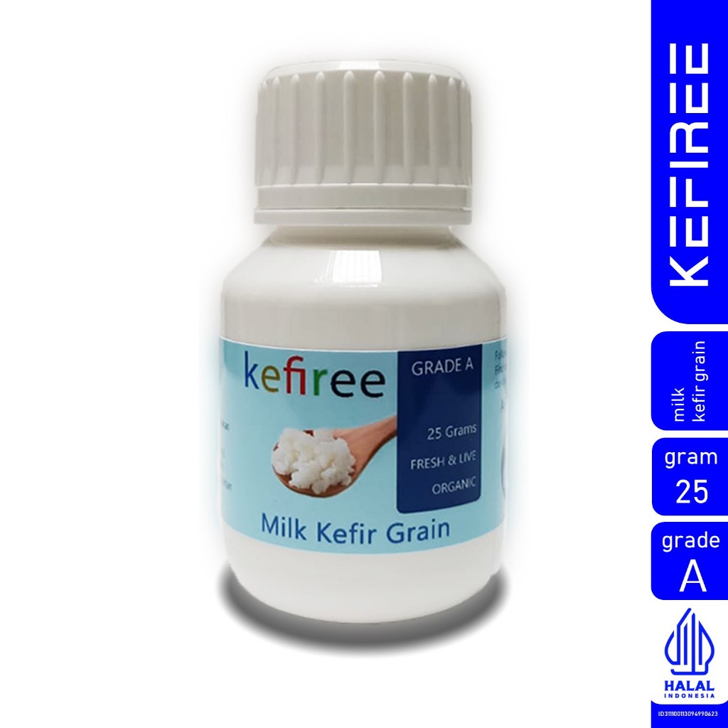 

100% BIBIT KEFIR HIDUP /KEFIR GRAIN (FRESH ORGANIC) GRADE A - KEFIREE