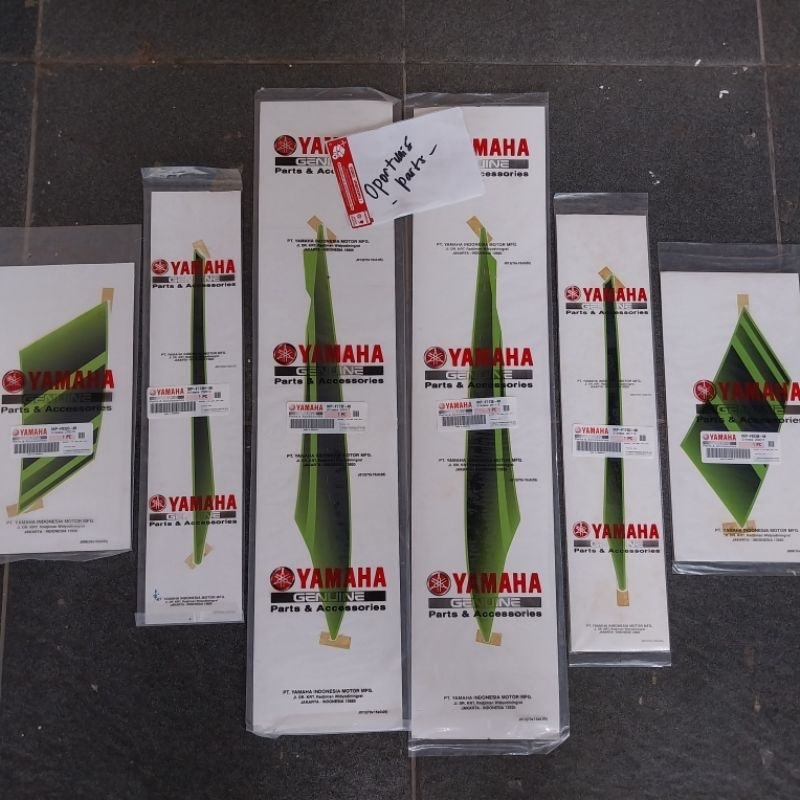 strip striping lis grapik Fullset mio soul GT hijau 2012