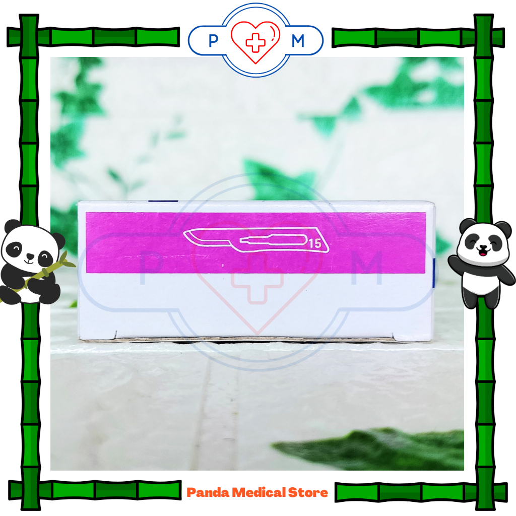 Bisturi / Surgical Blade / Mess Aesculap No. 15 isi 100 Pcs B Braun