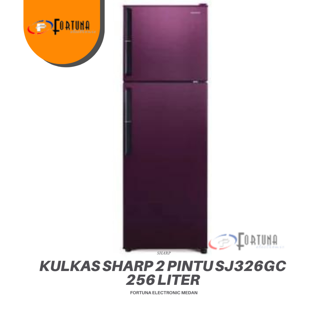 KULKAS SHARP 2 PINTU SJ326GCSD/SJ246GCSD 256LITER MEDAN