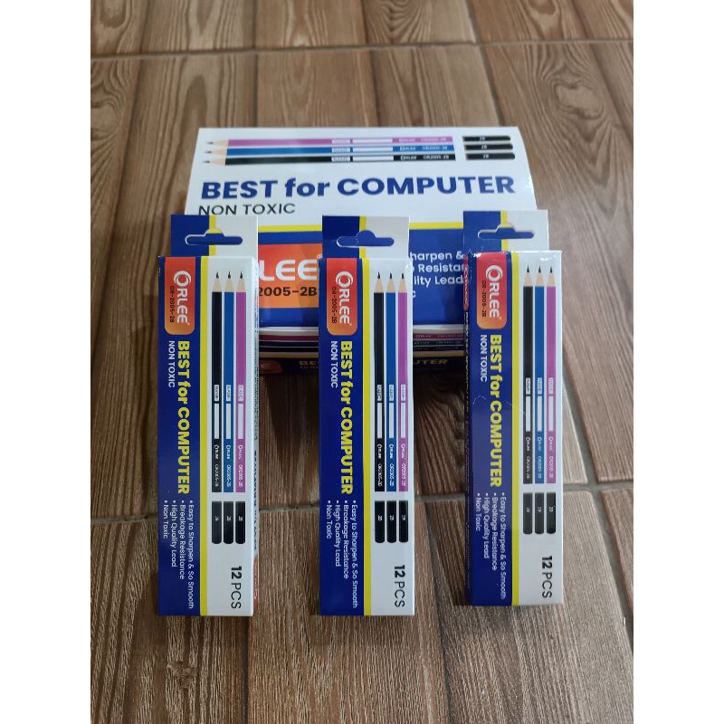 

Pensil Merk Orlee OR-2005 pensil 2b / Pensil Ujian / 1 Lusin isi 12 pcs
