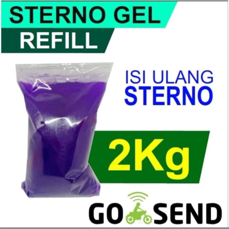 Refill Sterno Gel isi ulang Jelly kompor sterno Pxton 2Kg
