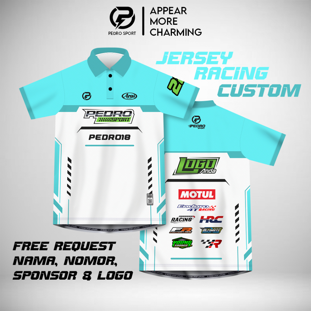 Jersey Full Printing Jersey Racing Jersey Custom Racing Jersey Polo Polo Racing Kode Jersey RacingTe
