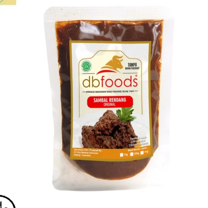 

Bumbu Rendang Sambal Rendang Rendang Paste Khas Padang Original 250 gr