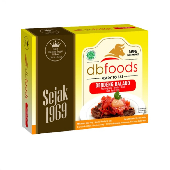 

Premium Dendeng Balado Dbfoods 600 gr Asli Padang