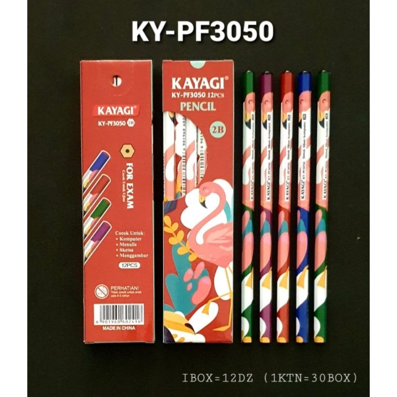 

PENSIL 2B KAYAGI KY-PF3050/12 PCS