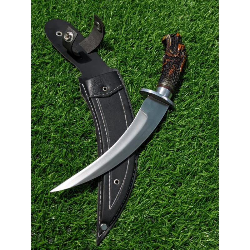 PISAU KUKU MACAN GAGANG NAGA RESIN KOLEKSI