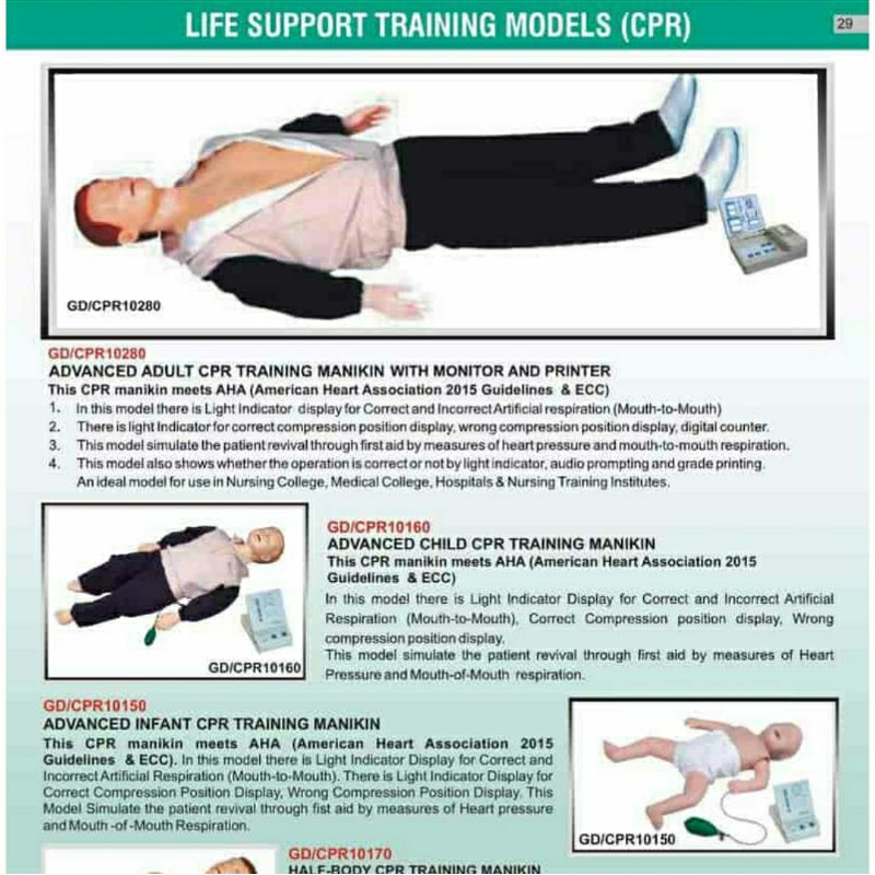 Phantom Manikin Cpr General doctor/ GD-10280/ Manikin CPR Full body