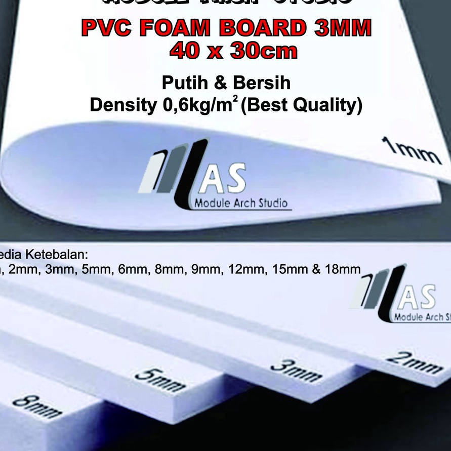 

Penjualan TerbaikCOD PVC Foam Board 3mm 4x3cm
