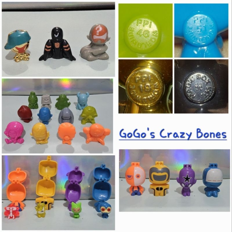 Gogo's Crazy Bones Figures Bekas