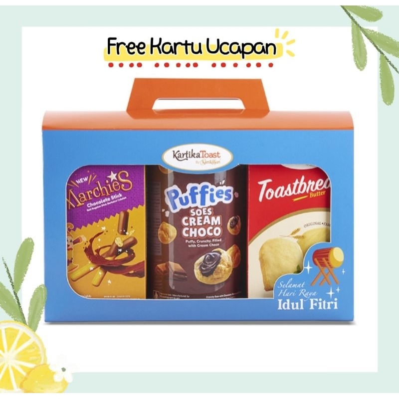 

Hampers Lebaran Kartika Toast isi 3 mini