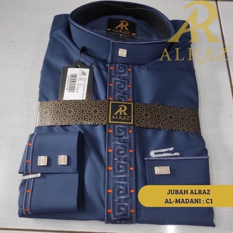 Jubah Alraz Premium Exclusive Al Madani Jubah Al Raz Manset