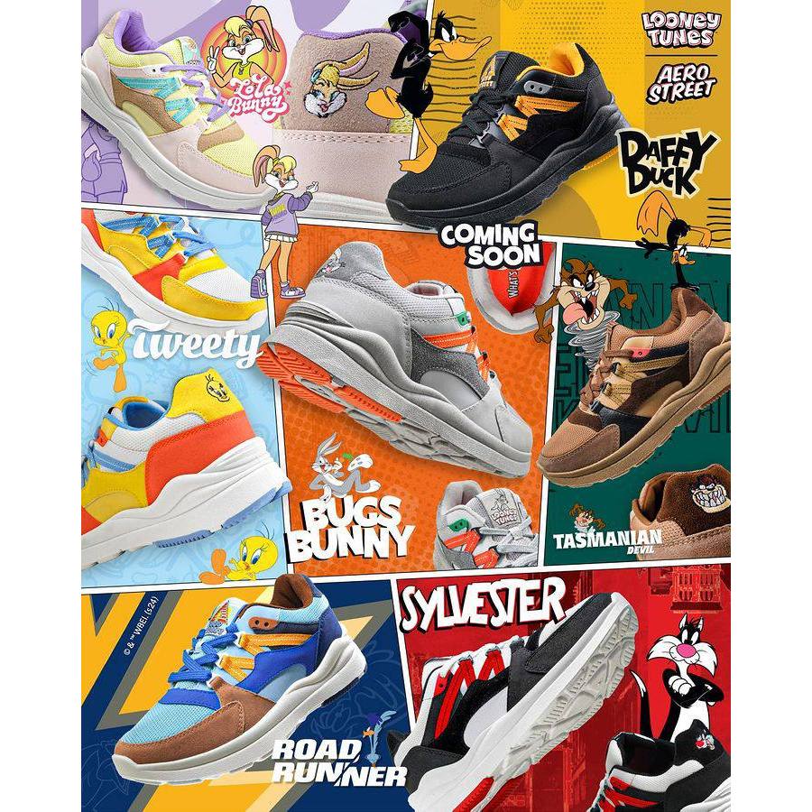 [ORIGINAL 100%] Aerostreet X Looney Tunes  - Sepatu Sneakers Casual