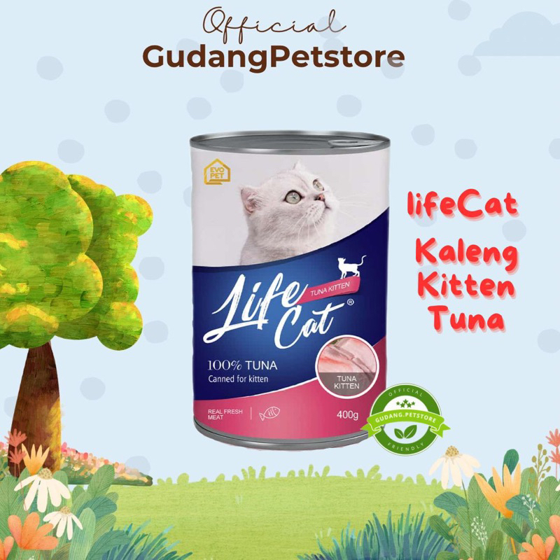 PROMO: LIFE CAT KALENG Adult Kitten 400gr lifecat wet food makanan kucing kaleng basah Image 2