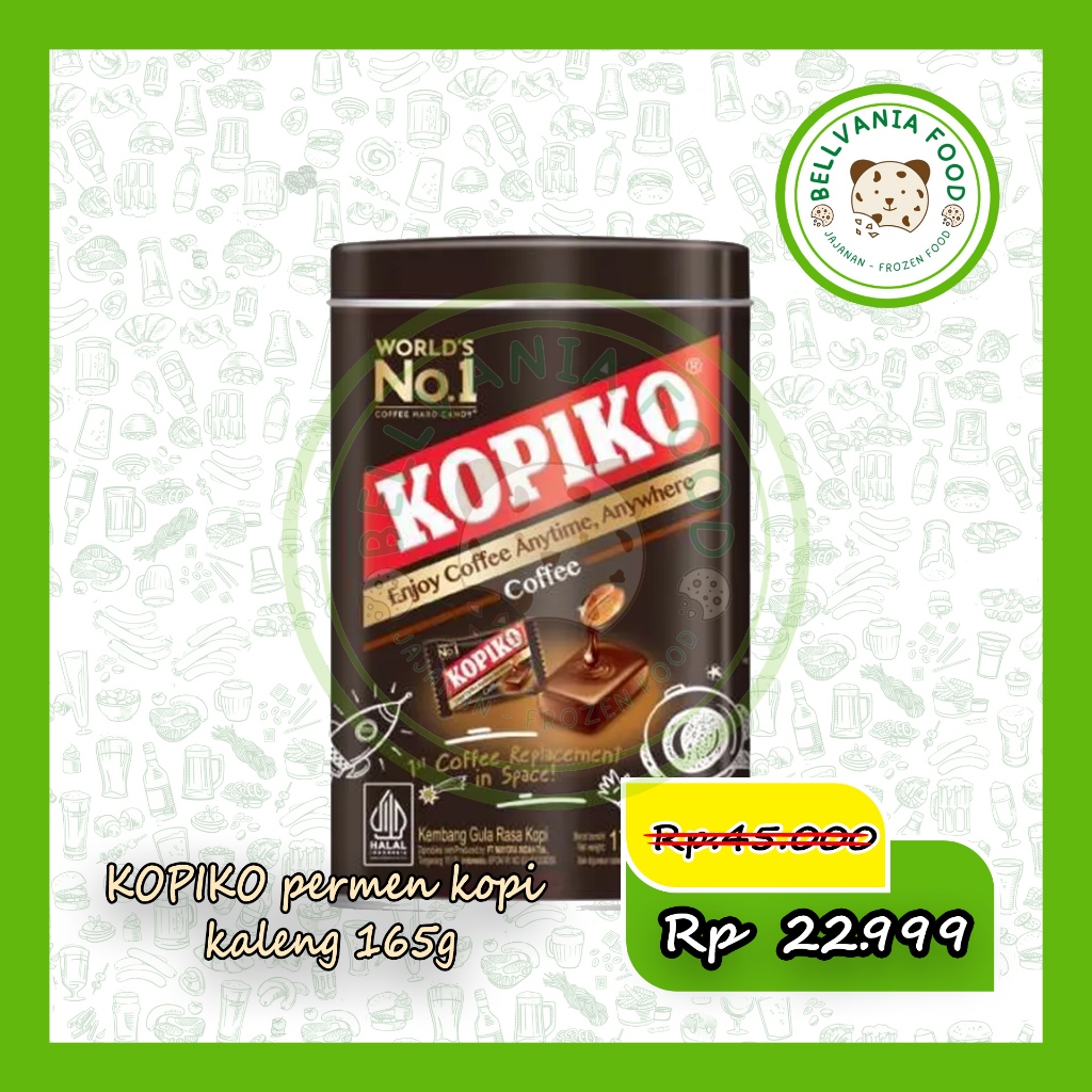 

Alpenliebe eclairs kaleng Kopiko Kaleng