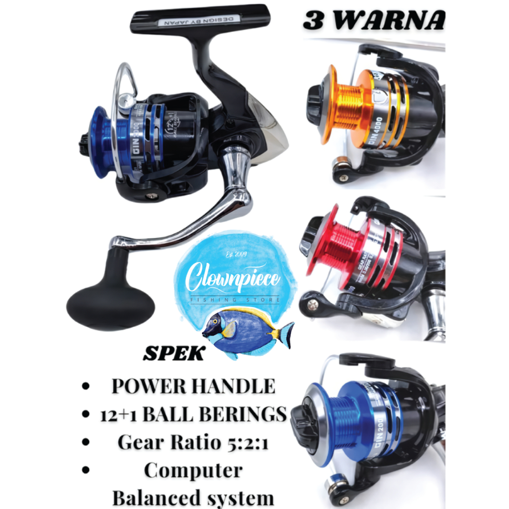 Reel Aewa Gin PH / Reel Pancing Aewa Gin PH / Reel Spinning Aewa Gin PH / Reel Pancing Spinning Aewa