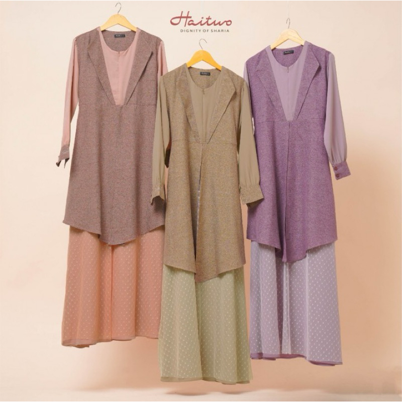 EMERALD 16 DISKON GAMIS HAITWO SET JILBAB SEGIEMPAT