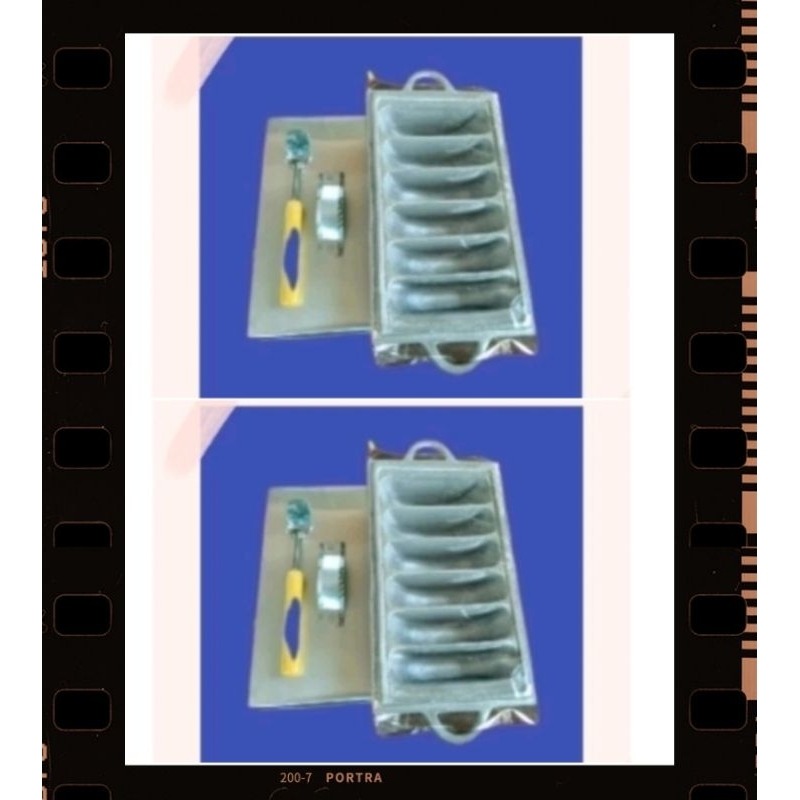 Cetakan Loyang kue Pukis Jumbo isi 6 + Sutil mini