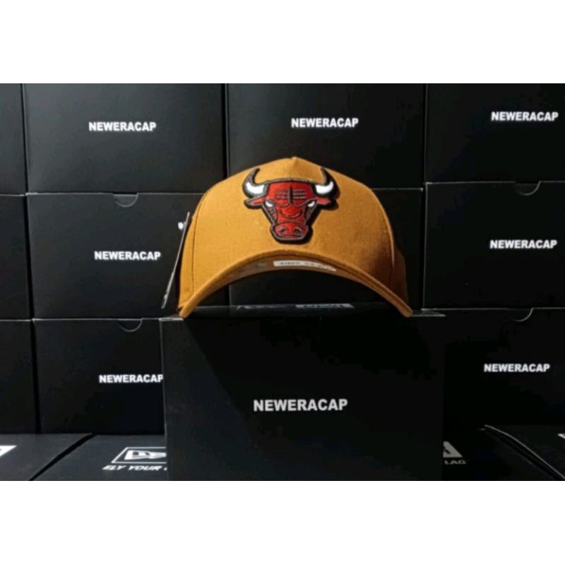 Bulls Bahan Karamel 9Forty A Prame Topi Permium