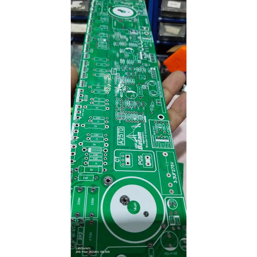 PCB AMPLIFIER CLASS TD A25 SLIM