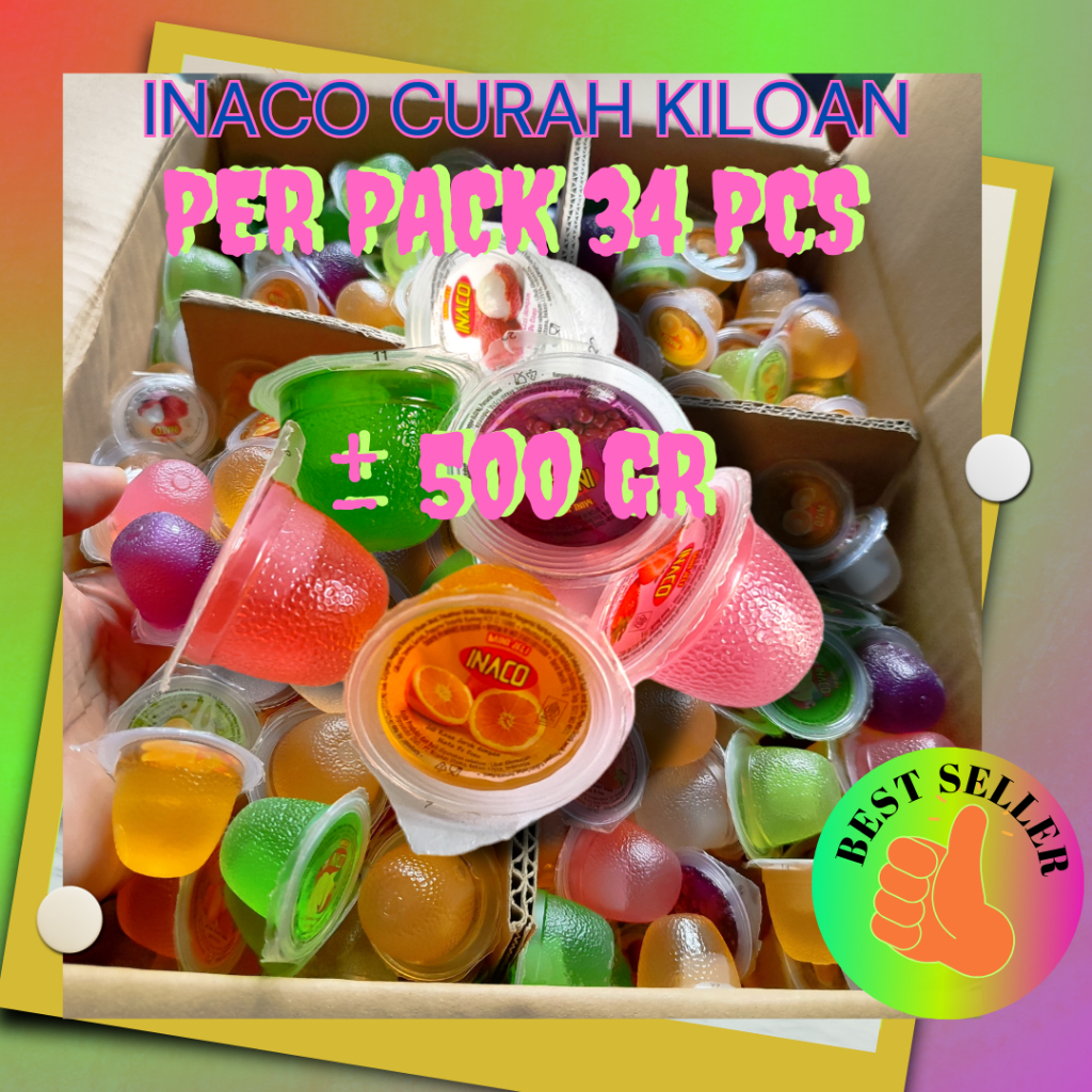 

PAKET 500 GRAM , INACO ASLI CURAH KILOAN PAKET 34 PCS ( sekitar 500GR)