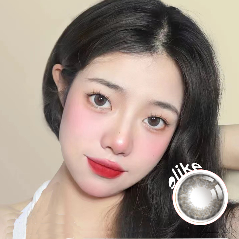 ELIKE Contact lens warna diameter 14.2MM 1 PCS / SETENGAH PASANG softlens mata soflent normal/minus/