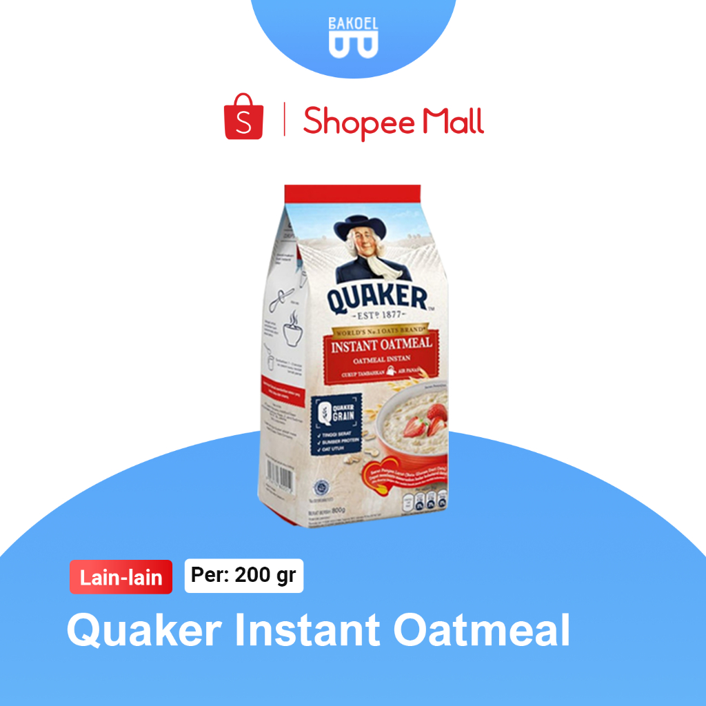 

Quaker Oat / Instant Oatmeal - Bakoel Sayur Online