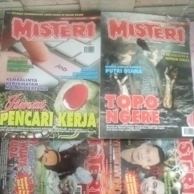 majalah misteri second