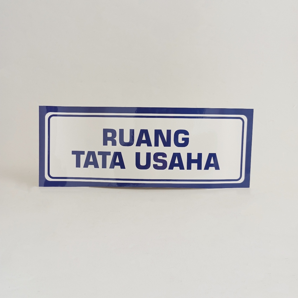 

Stiker Papan Nama Ruang Tata Usaha - Stiker Vinyl Ruang TU - Papan Penanda Ruangan 11x30