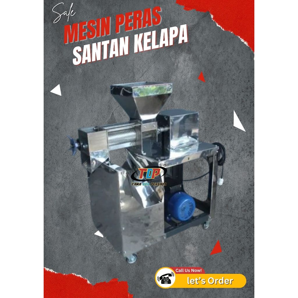 Mesin Peras Santan - Pemeras Santan - Peras Kelapa