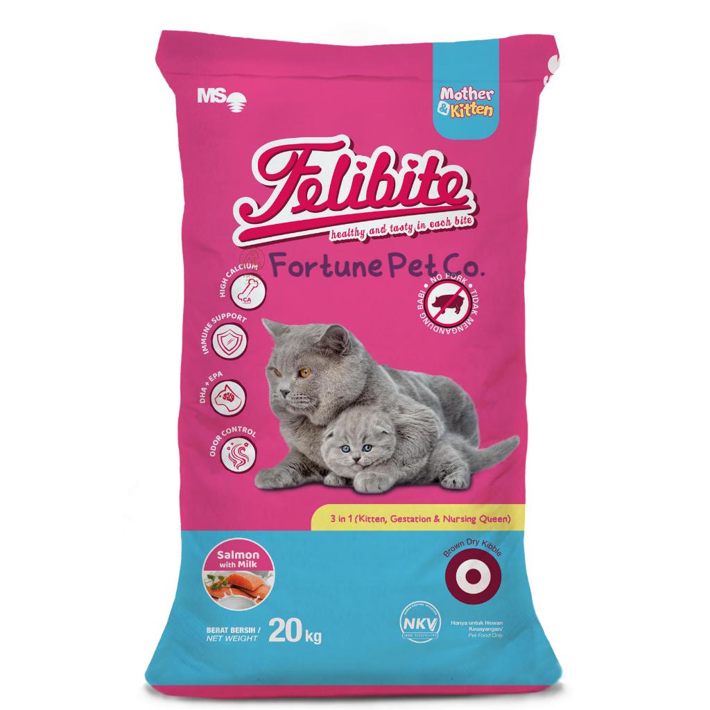 Felibite Mother Kitten 500 gram - Makanan Anak Kucing Induk Kucing Hamil 500 gram