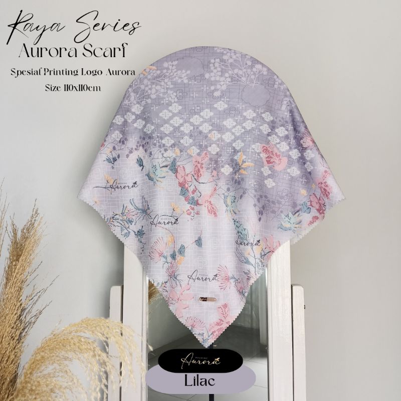 KERUDUNG SEGIEMPAT VOAL SUBLIM PREMIUM HIJAB MOTIF PRINTING PATTERN VOAL