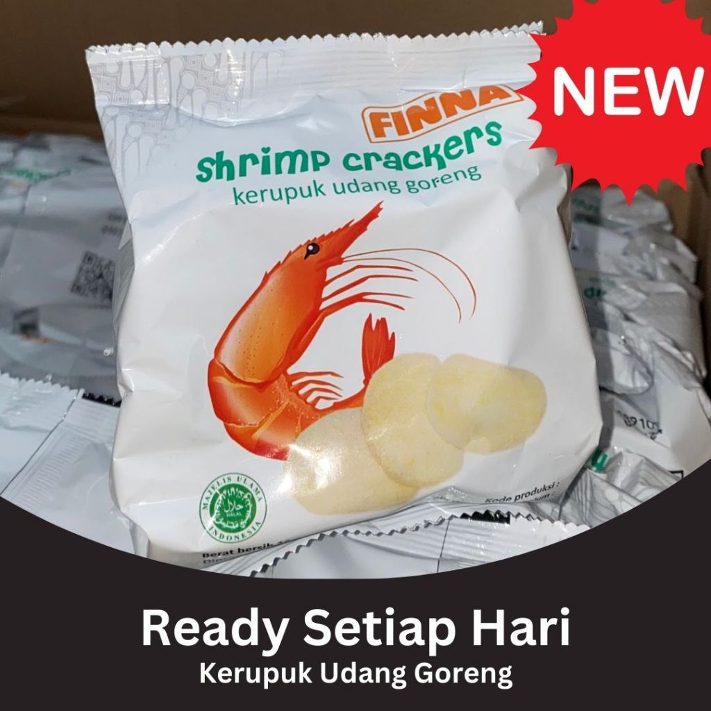 

Kerupuk Udang Finna Matang Kemasan 10 Gr Shrimp Cracker