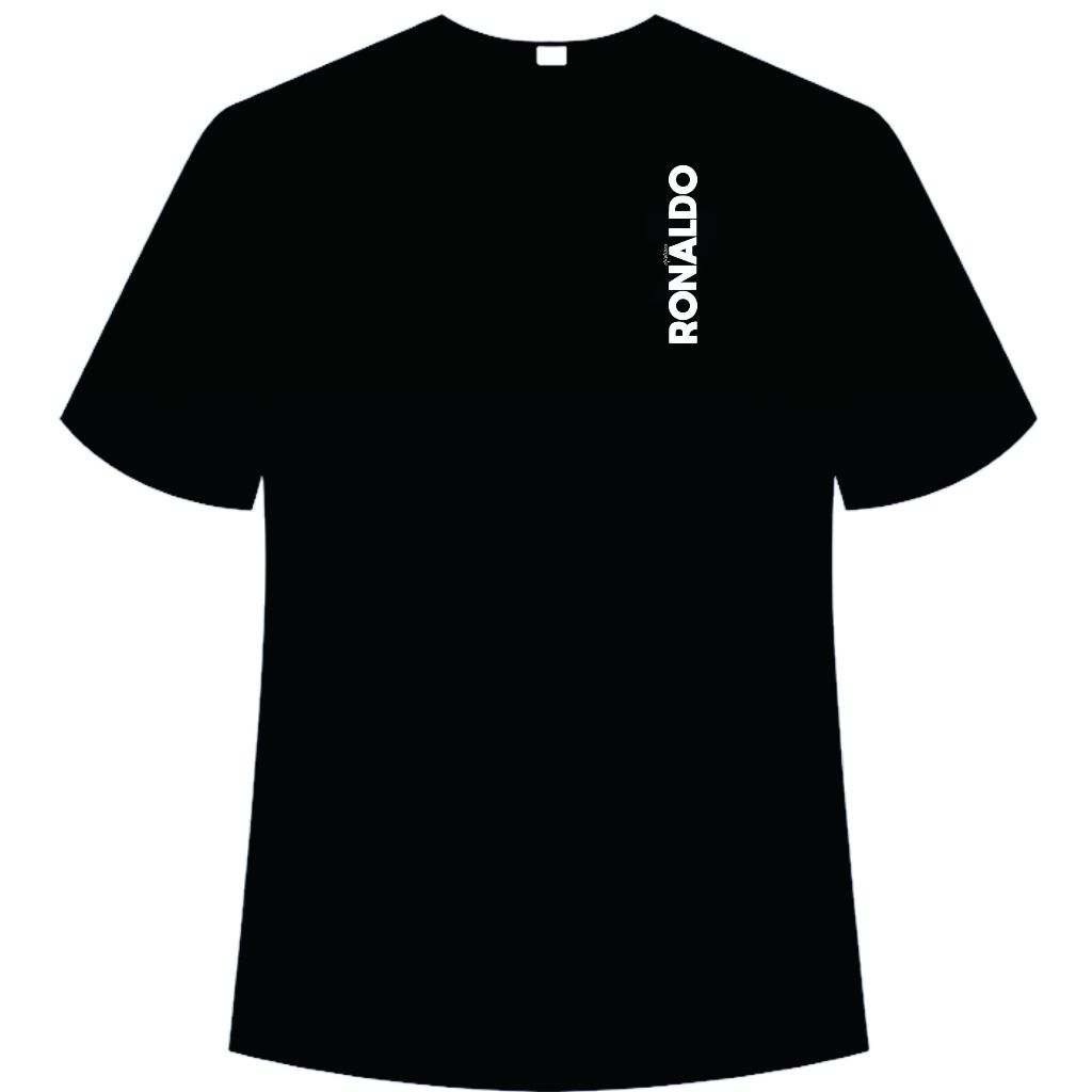 Tshirt Baju Kaos Distro / Kaos Distro Pria Wanita - RONALDO KECIL