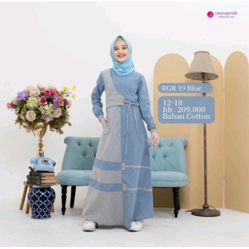 RAUNA "Gamis RGR 19 BLUE"