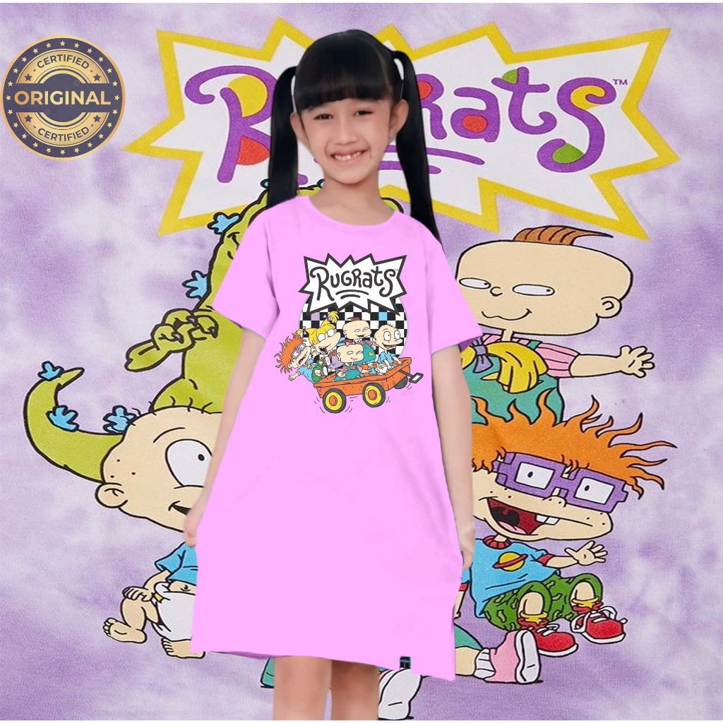 Baju/kaos TUNIK anak RUGRATS bahan premium