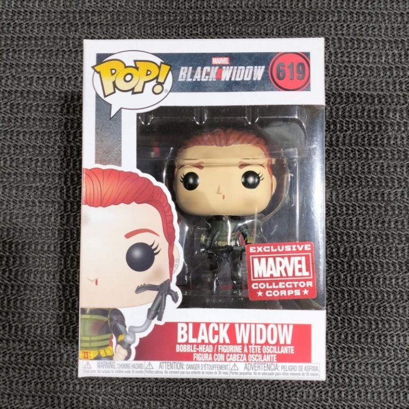 Funko Pop Marvel : Black Widow : Black Widow #619 (Exclusive Marvel Collector Corps)