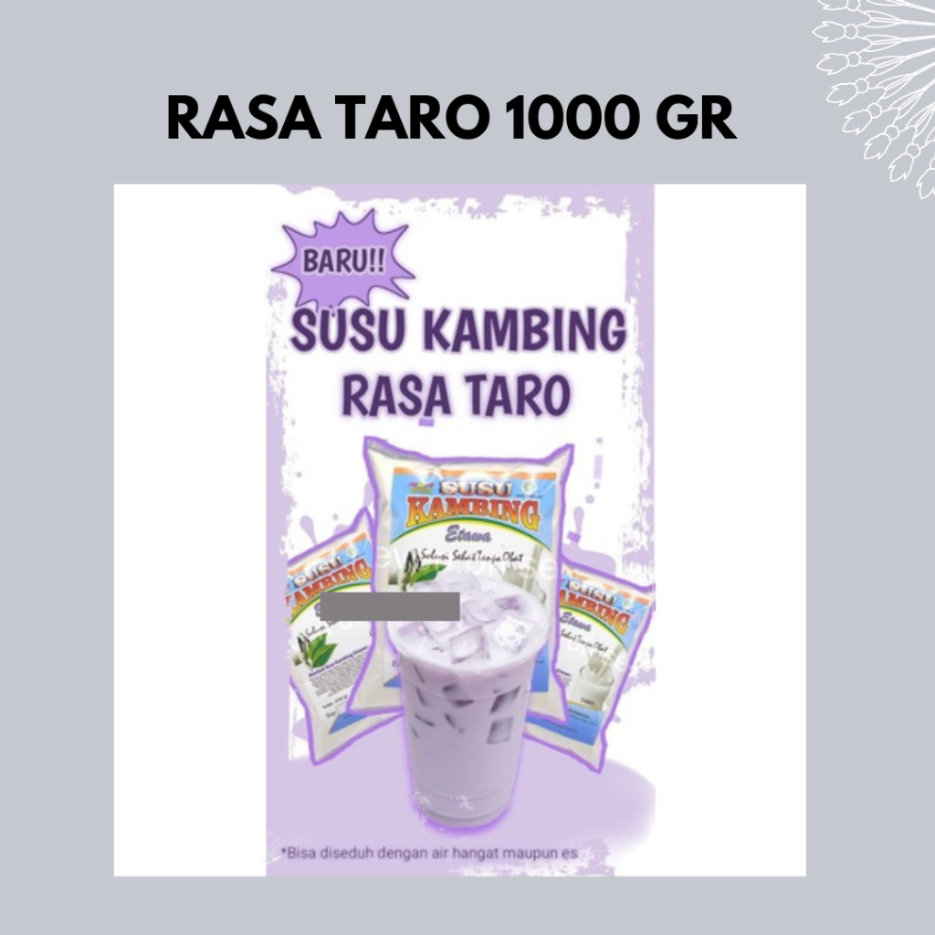 

SUSU KAMBING ETAWA RASA TARO 1000gr BPOM