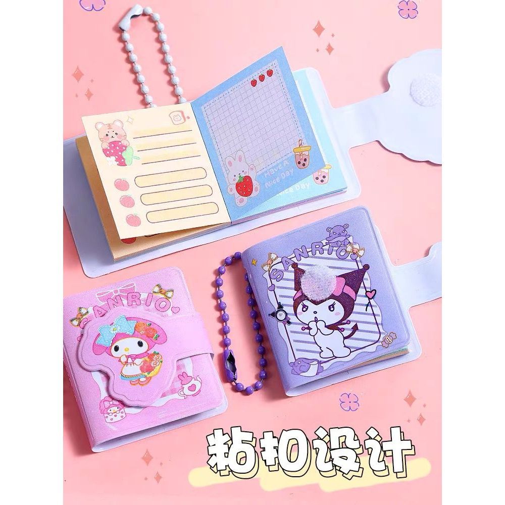 

2 Pcs Memo Mini Gantungan Karakter Sanrio Lucu 1 Paket isi 2 Pcs Mini Book Melody Kuromi Cinnamoroll