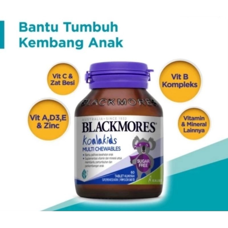 BLACKMORES KOALA MULTI CHEWABLES'60 /KOALA KIDS