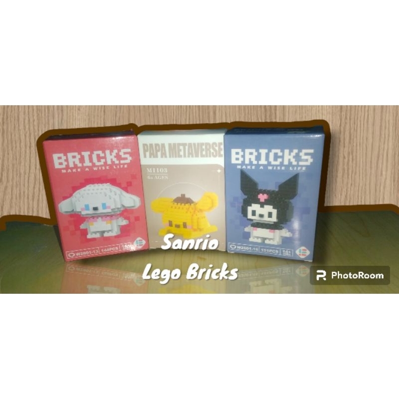 LEGO BRICKS sanrio lengkap BRICKS × PAPA METAVERSE