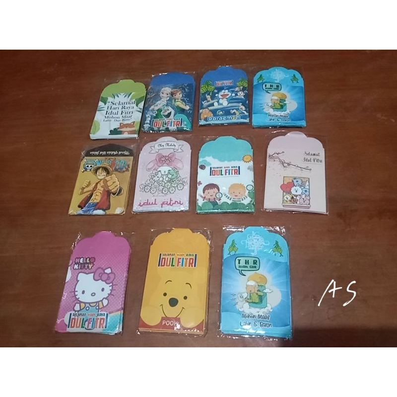 

amplop lebaran 1 pack isi 8 pcs warna random sesuai stok