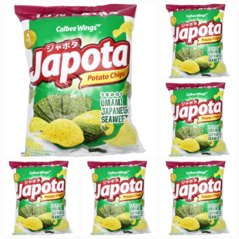 

Japota Potato Chips Umami Japanese Seaweed Keripik Kentang 68 GR