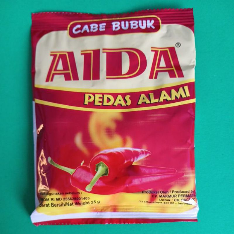 

CABE BUBUK AIDA kemasan 25 gram