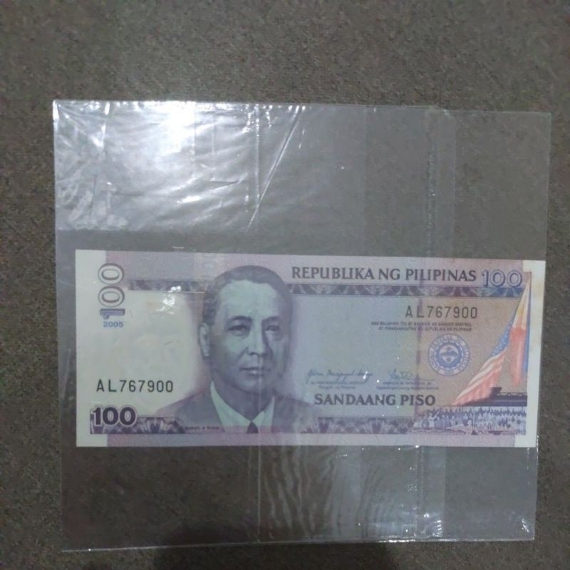 UANG FILIPINA PECAHAN 100 PESO ASLI SALAH CETAK