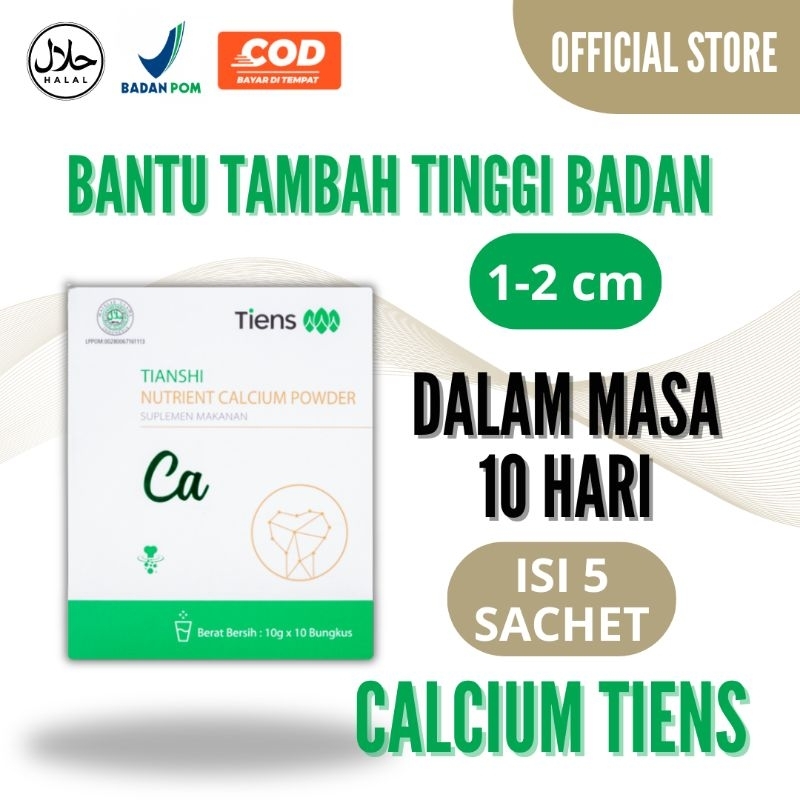 Peninggi Badan Calsium Tiens Obat Tinggi Badan Height Growth Supplemen Obat Vitamin Peninggi Badan T