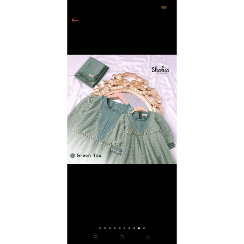 shahia servantina warna green tea