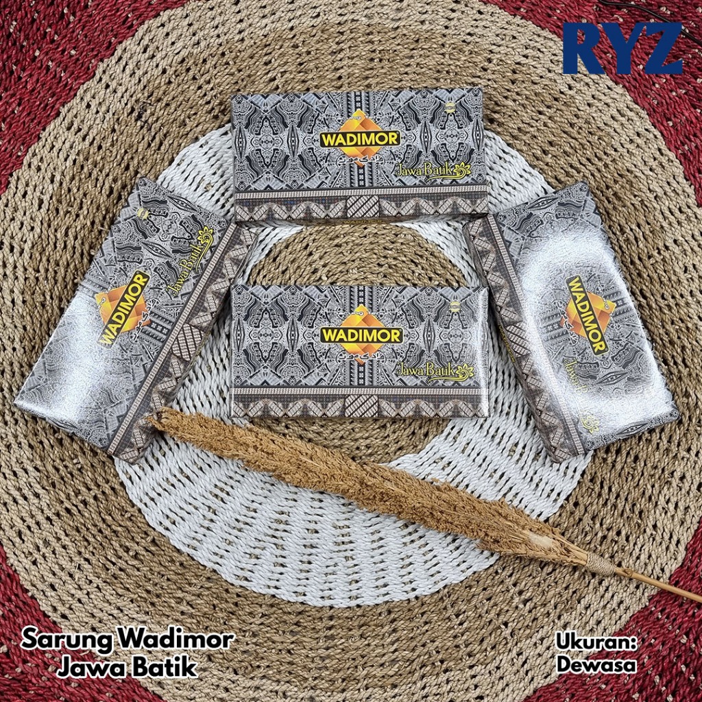 1 Pcs Sarung Wadimor Batik Jawa Sarung Pria Dewasa Motif Batik Jawa - Wadimor Batik