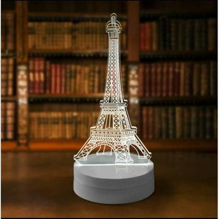 lampu tidur LED hias akrilik 3d